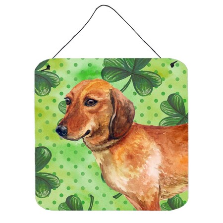 Carolines Treasures Dachshund St Patricks Wall or Door Hanging Prints BB9826DS66